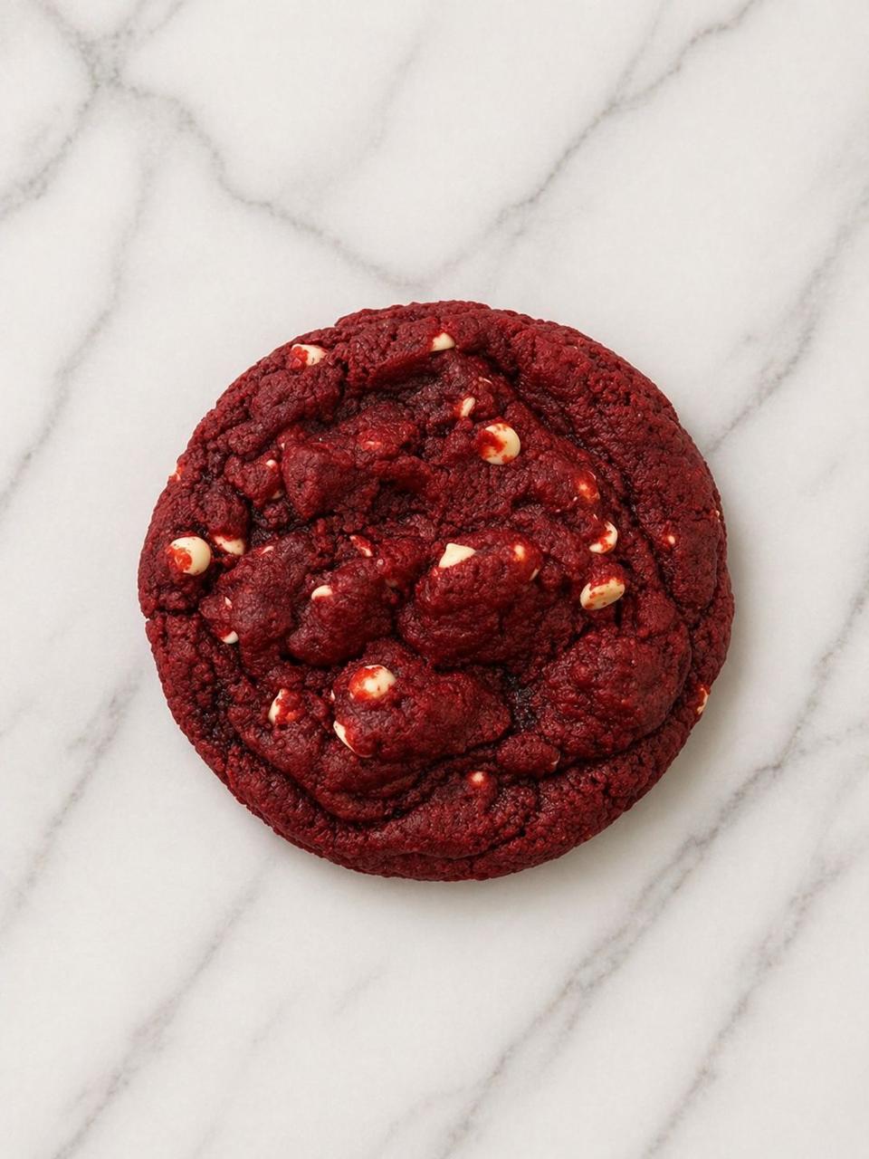 Red Velvet White Chocolate Chip Cookie