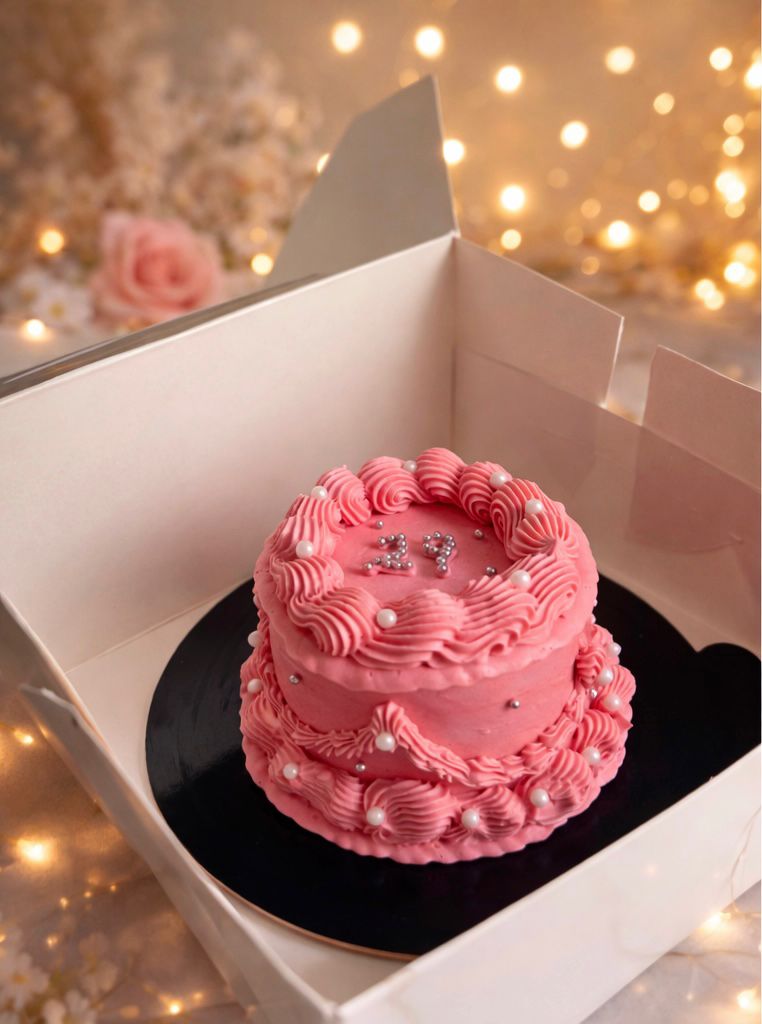 Pink Vintage Cake